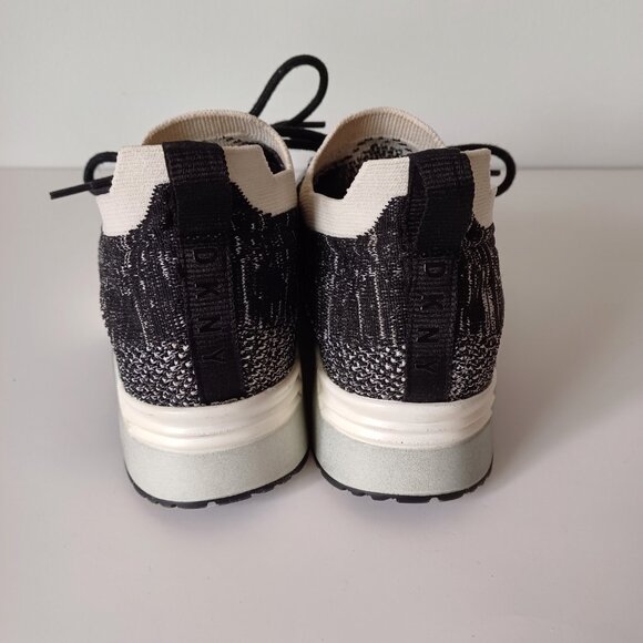 DKNY Ashly Lace-up Slip-on Wedge Textile Sneakers Size 5.5M - Picture 4 of 14